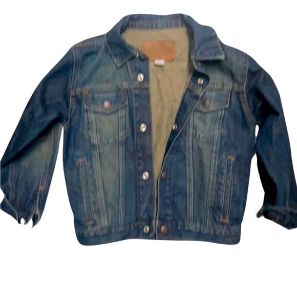 OLD NAVY Denim 3/4 sleeves Cropped jean jacket - Picture 2 of 3